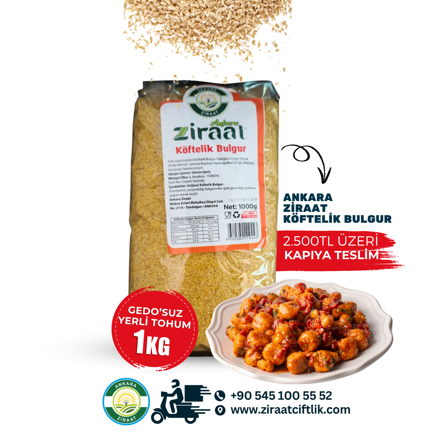 Ankara Ziraat Köftelik Bulgur